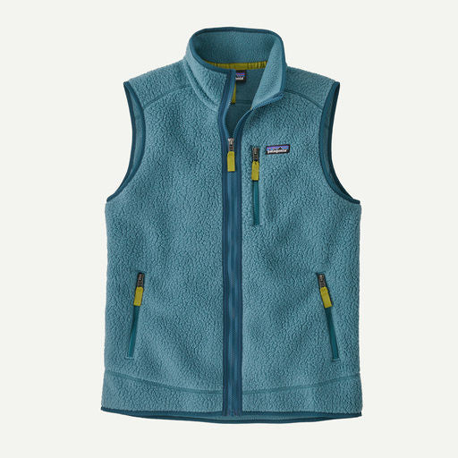 M's Retro Pile Vest Wetland Blue