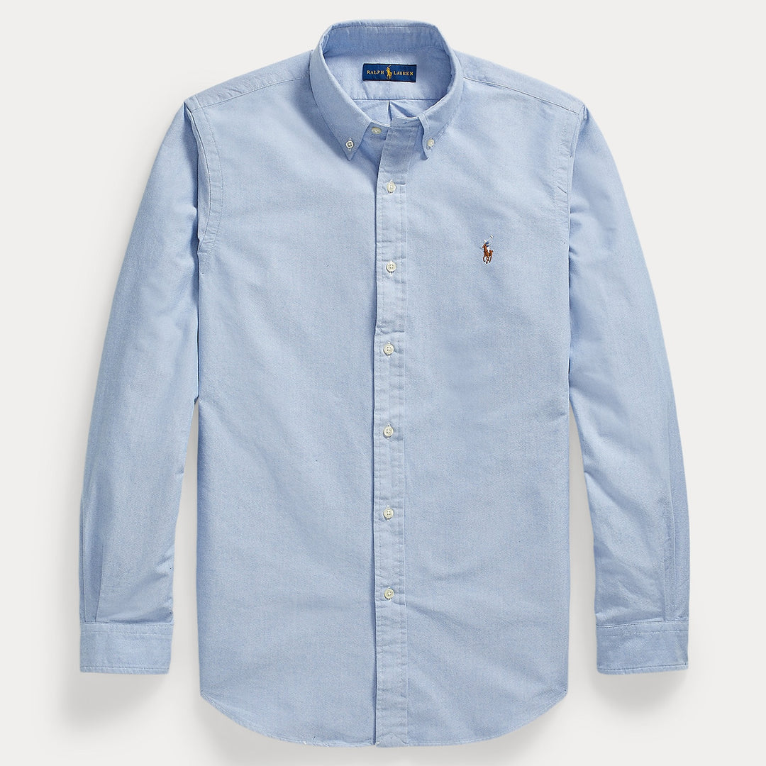 Custom Fit Oxford Shirt Blue