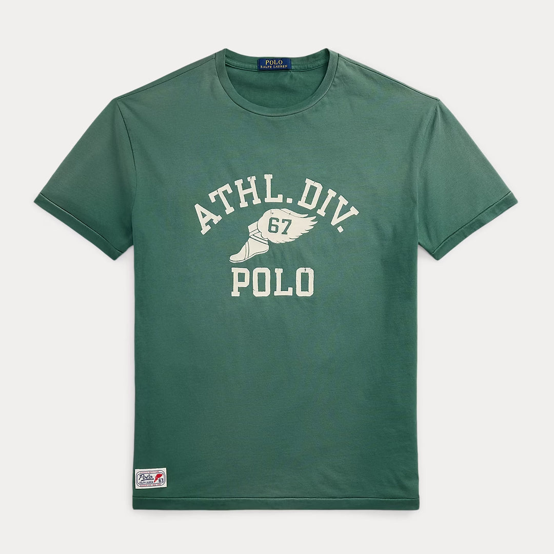 Classic Fit Logo Jersey T-shirt Washed Forest