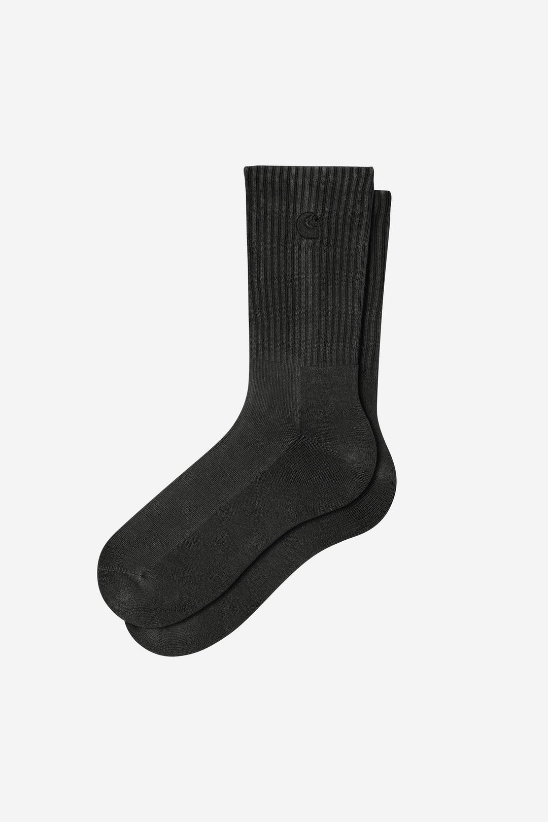 Hudson Socks Black / Chalk Wash
