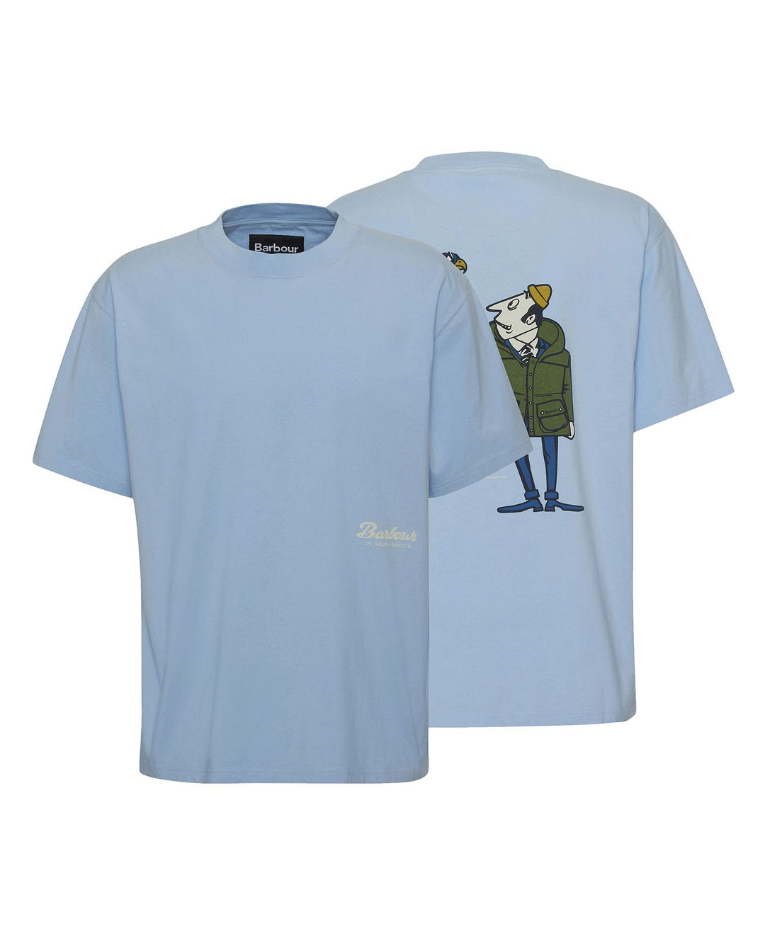 Newclyde Os Fit Graphic T-shirt Chambray