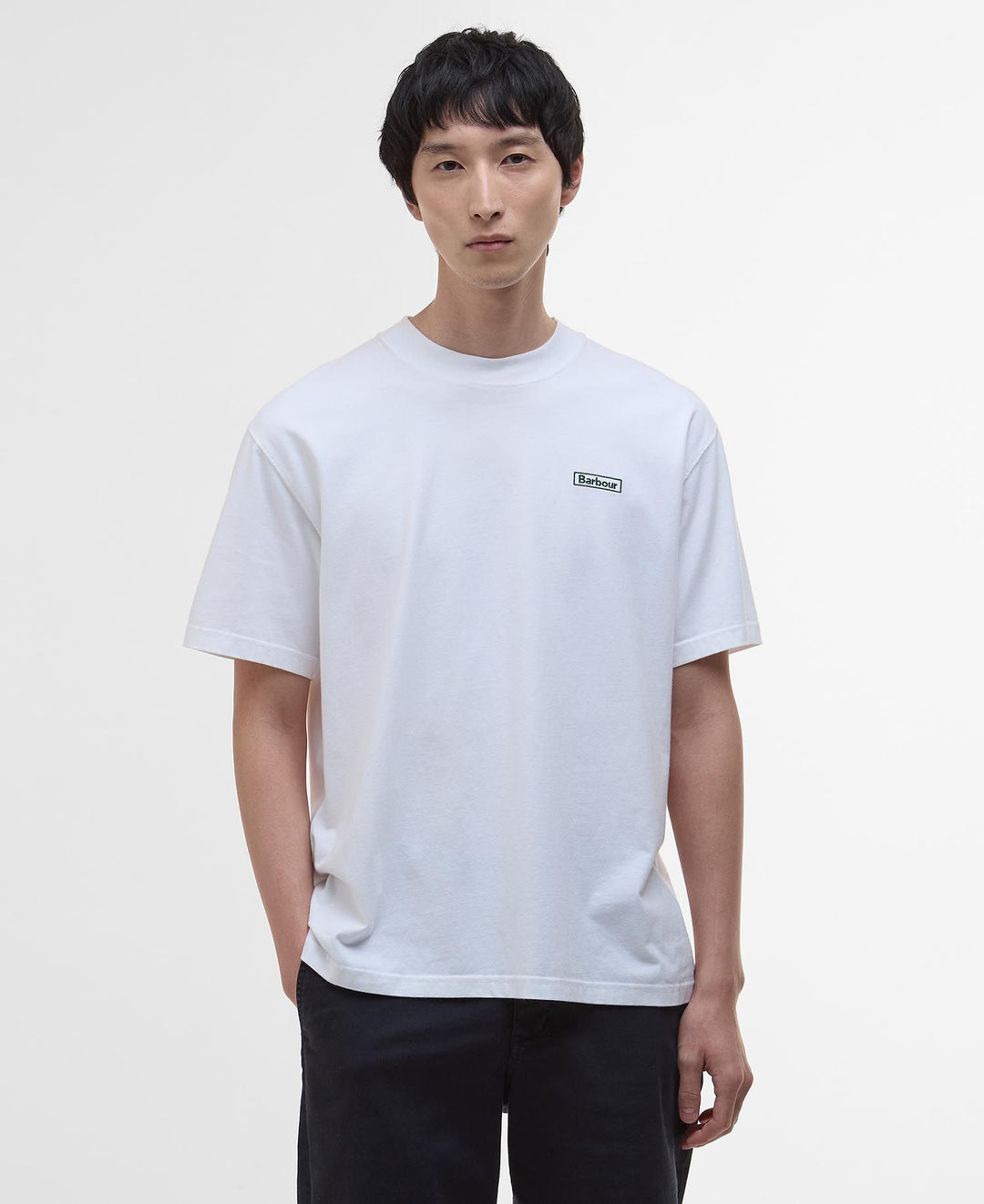 Walton Embroidered Os Fit T-shirt White
