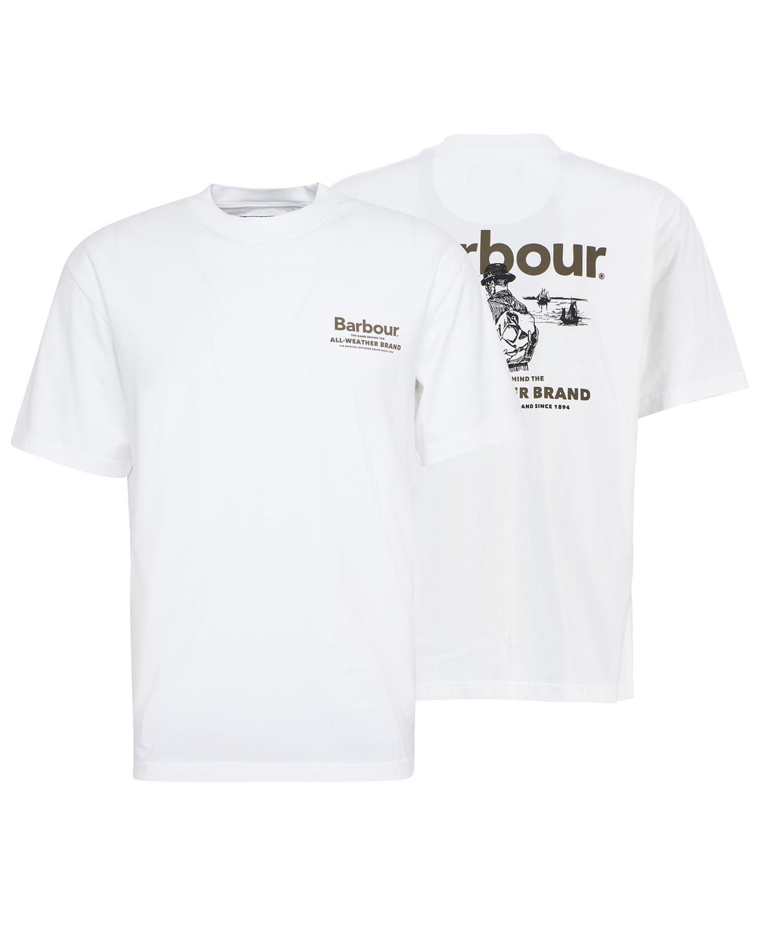 Outdoors Graphic Os Fit T-shirt White