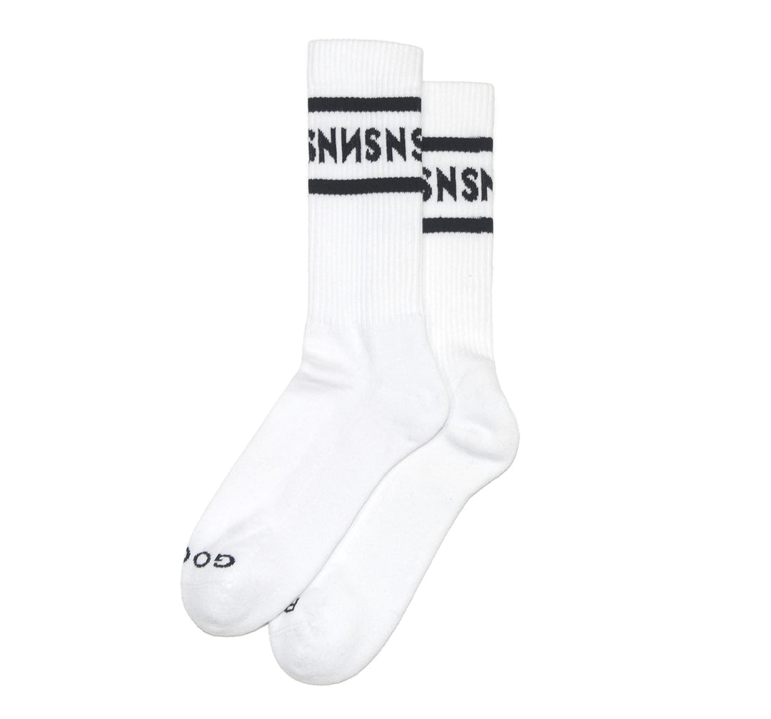 Logo Socks White