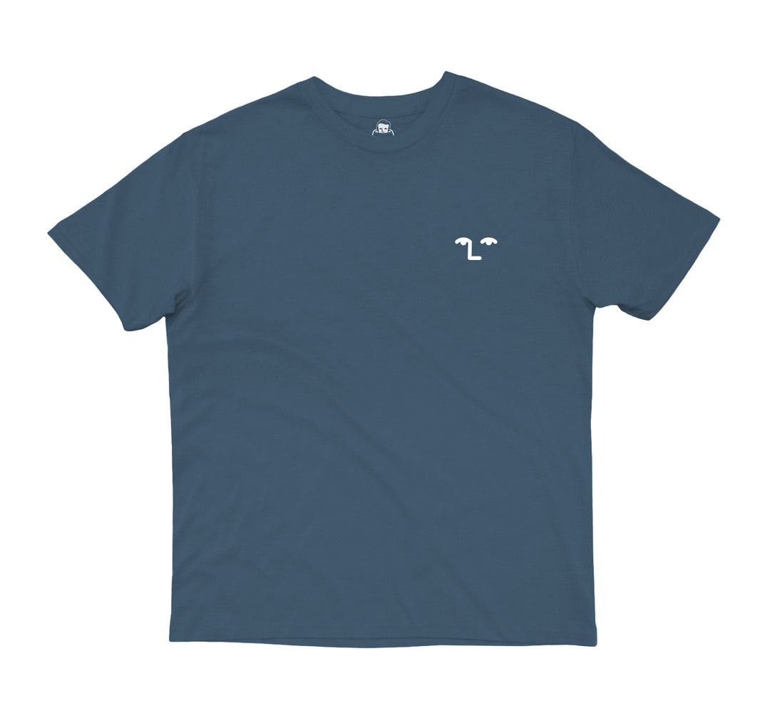 Face Off Embroidered Tee Face Off Embroidered T Marine