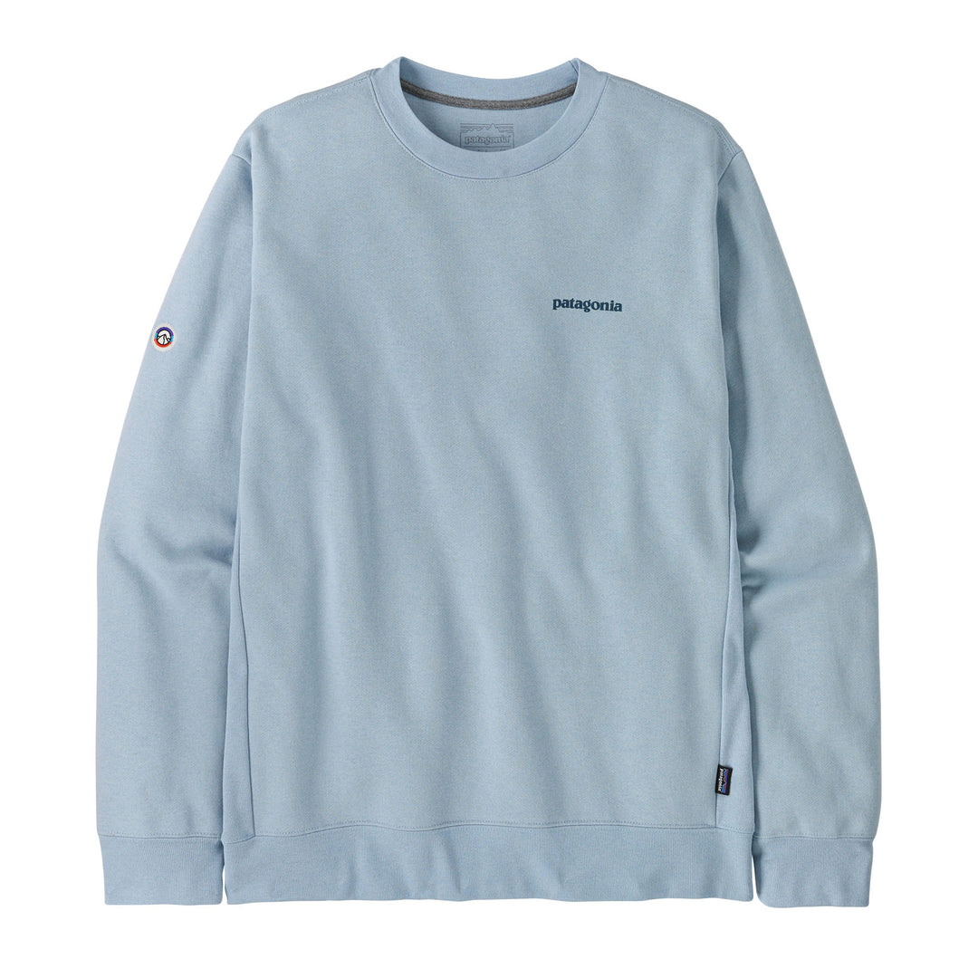 Fitz Roy Icon Uprisal Crew Sweatshirt Fleck Blue