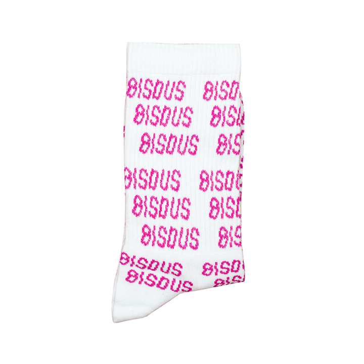 Socks All Over Bisous Wh/Pk