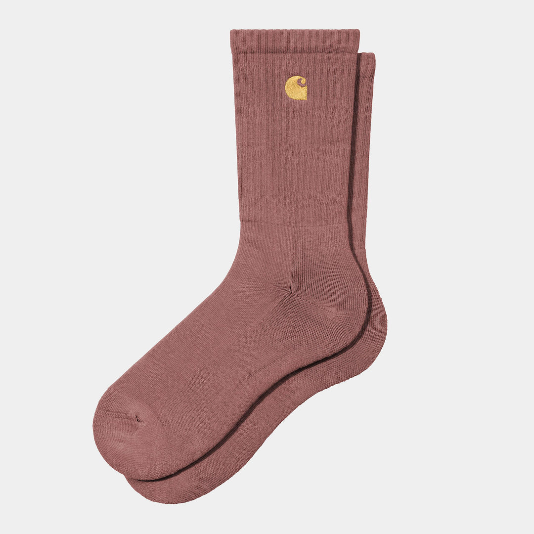 Chase Socks Dusky Pink / Gold