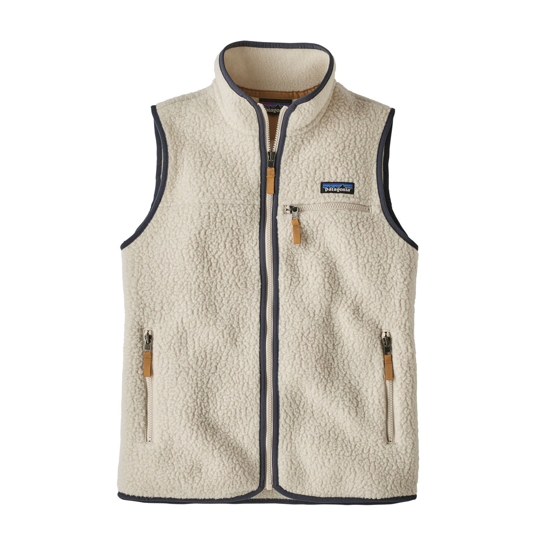 W's Retro Pile Vest Pelican - The Road 1380