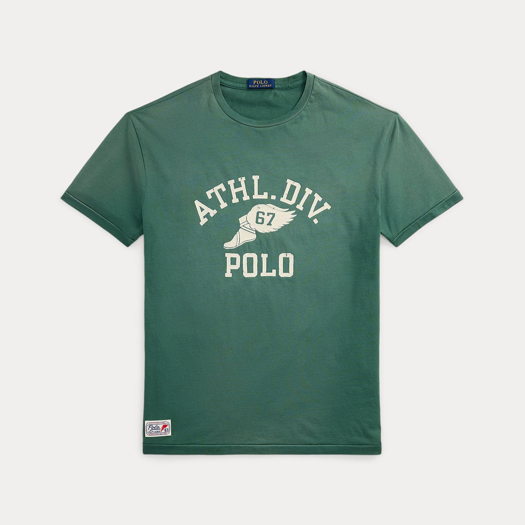 Classic Fit Logo Jersey T-shirt Washed Forest