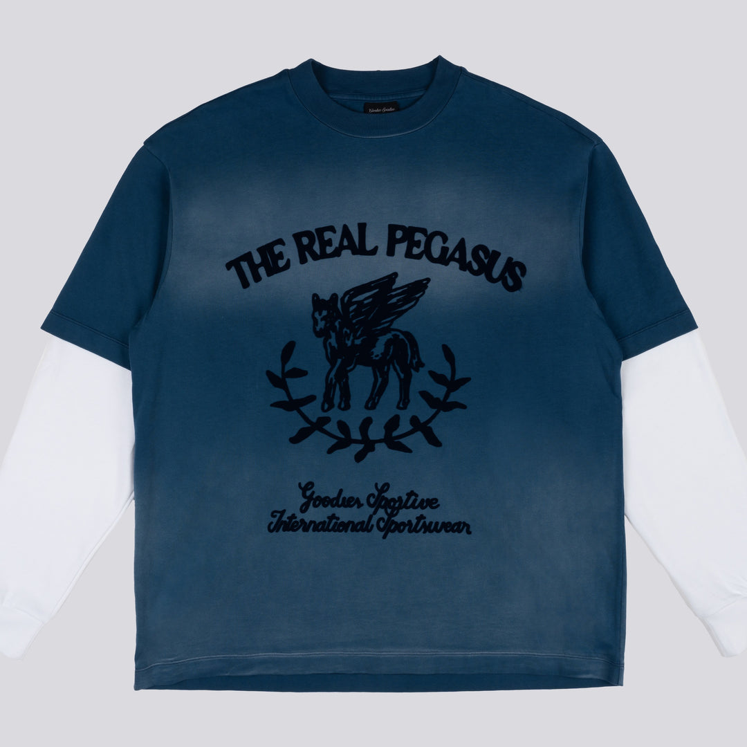 Real Pegasus Long Sleeve Blue