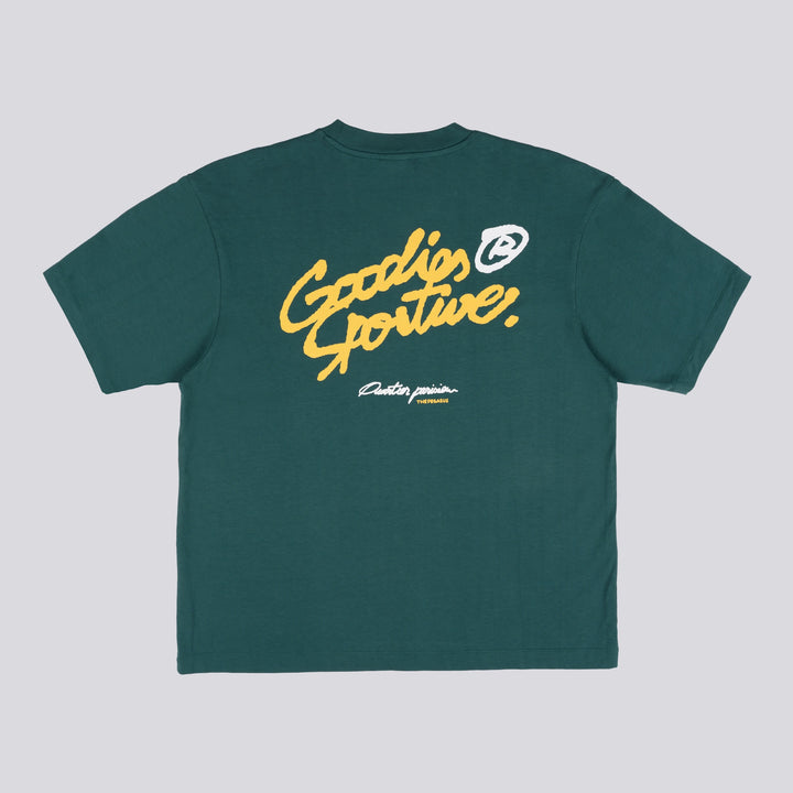 The Pegasus Green Tee Green