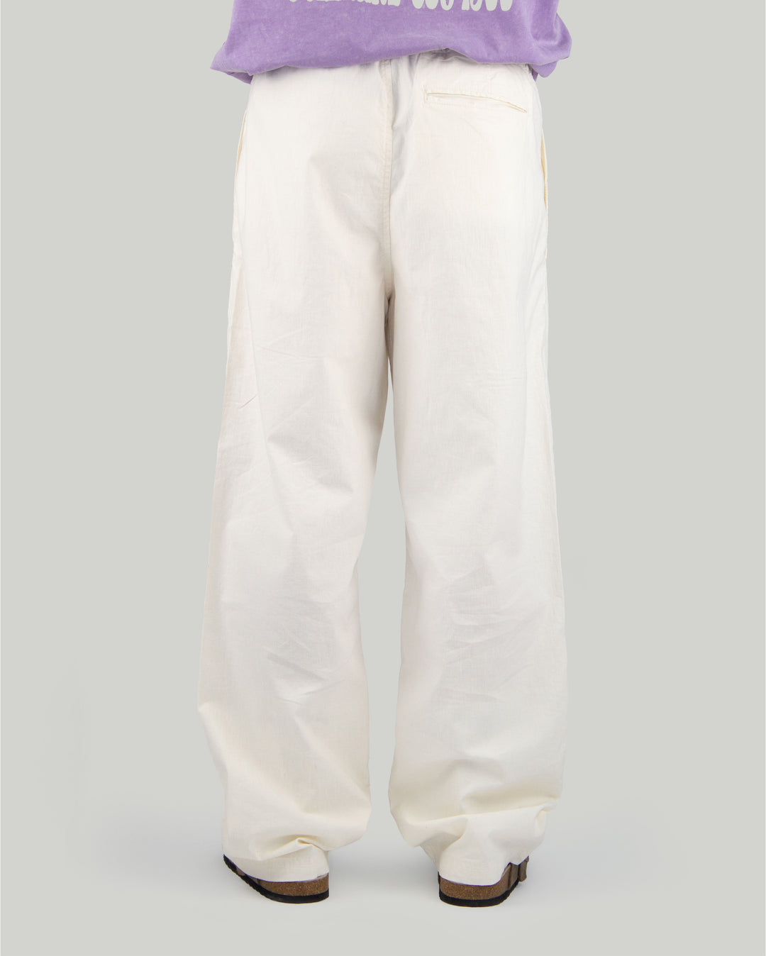X-tra Beach Baggy Linen Pant Butter - The Road 1380