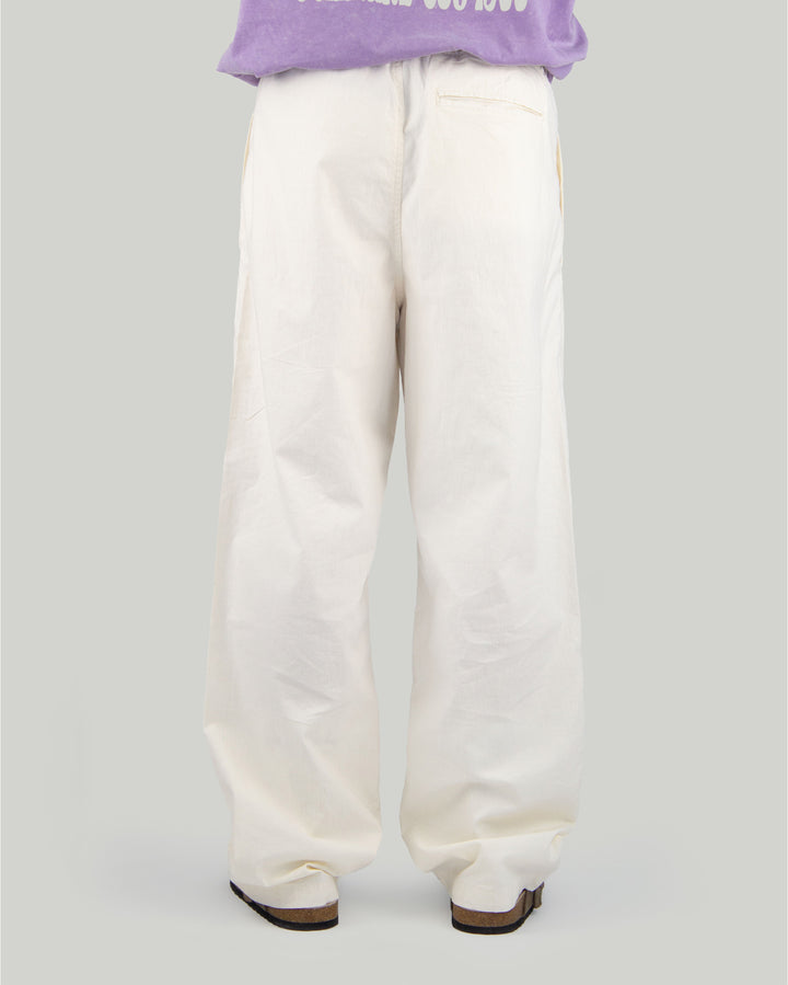 X-tra Beach Baggy Linen Pant Butter - The Road 1380