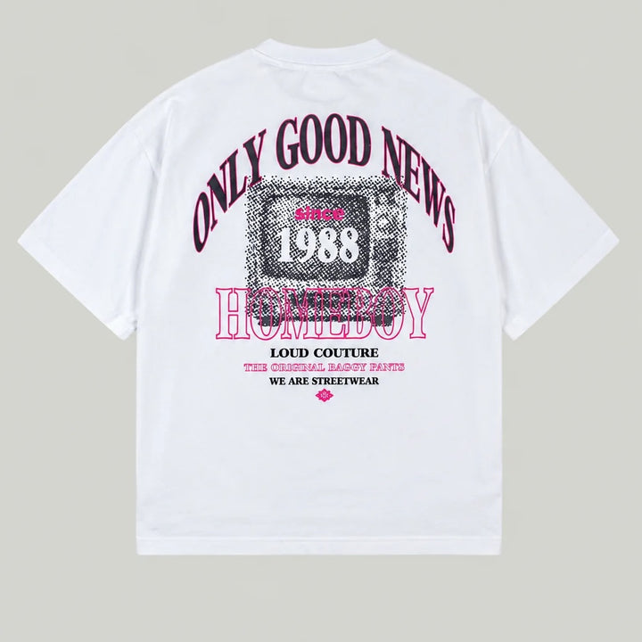 Good News Tee White - The Road 1380
