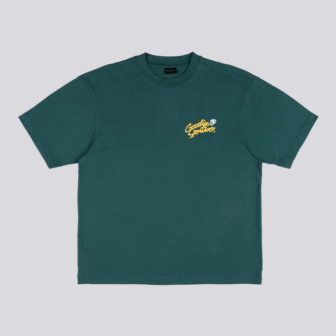 The Pegasus Green Tee Green