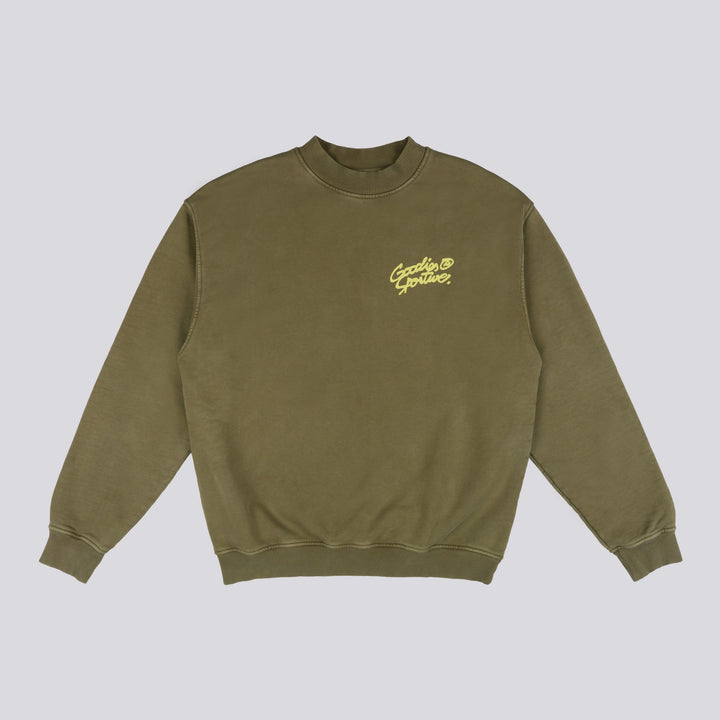 The Pegasus Khaki Crewneck Khaki