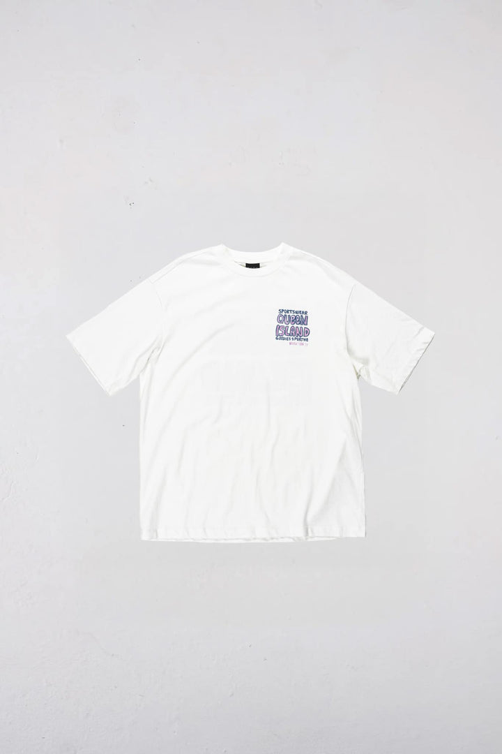 Queen Island Tee White
