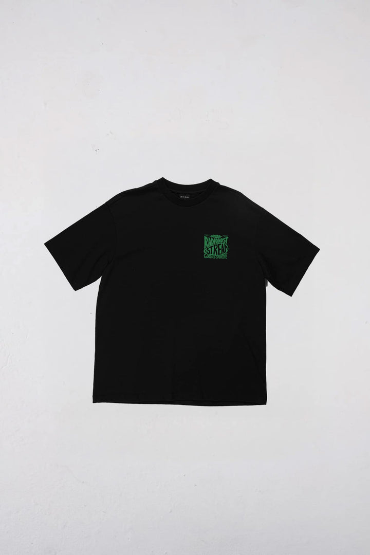 Radiohost Black Tee Black