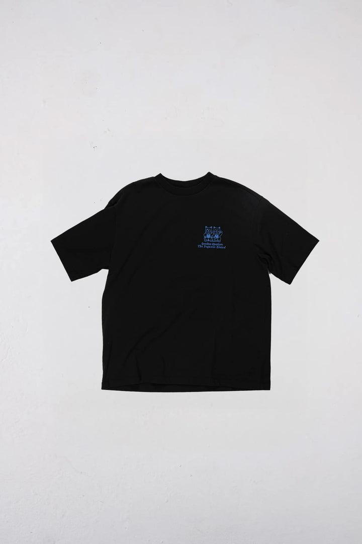 Cats Black Tee Black