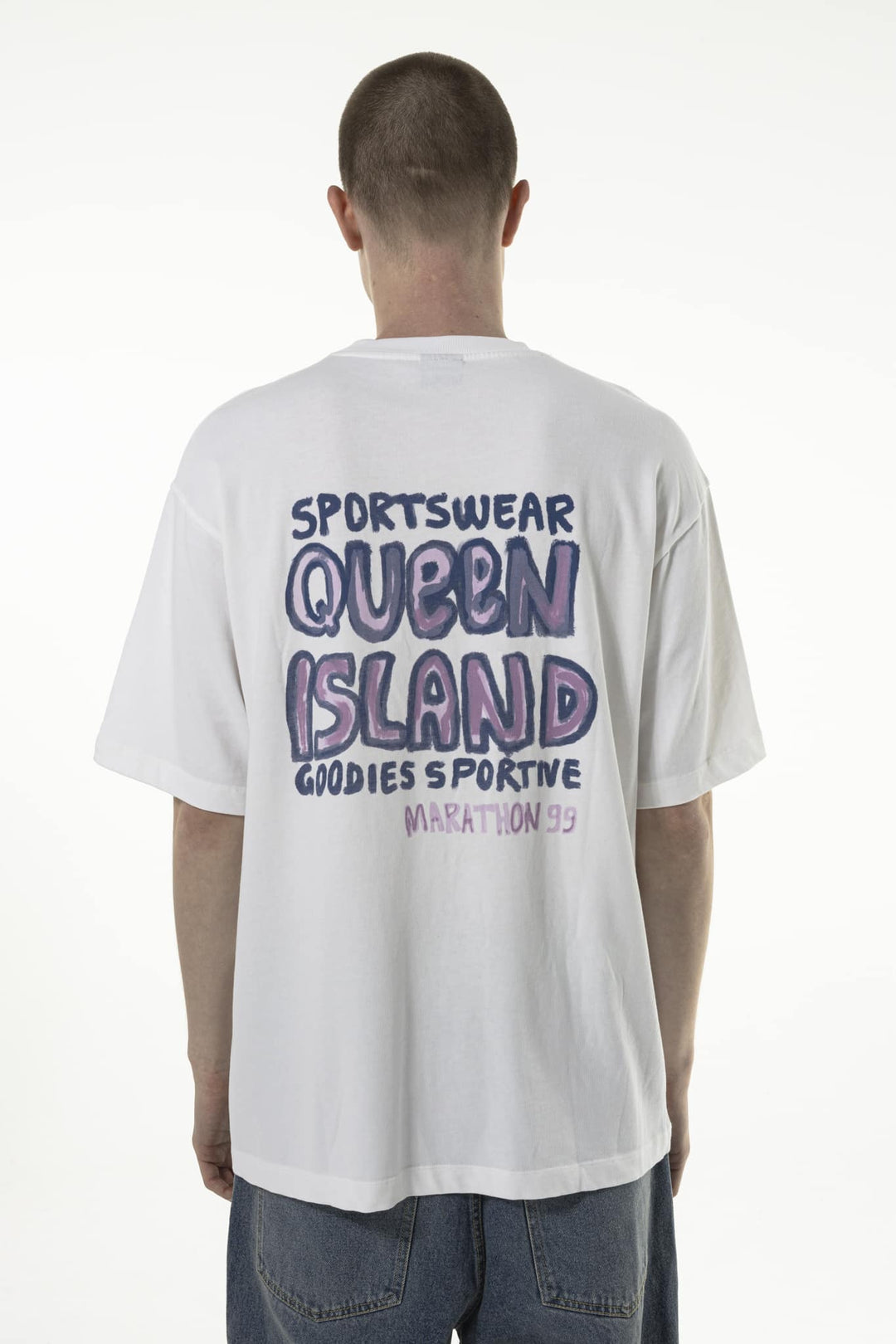 Queen Island Tee White