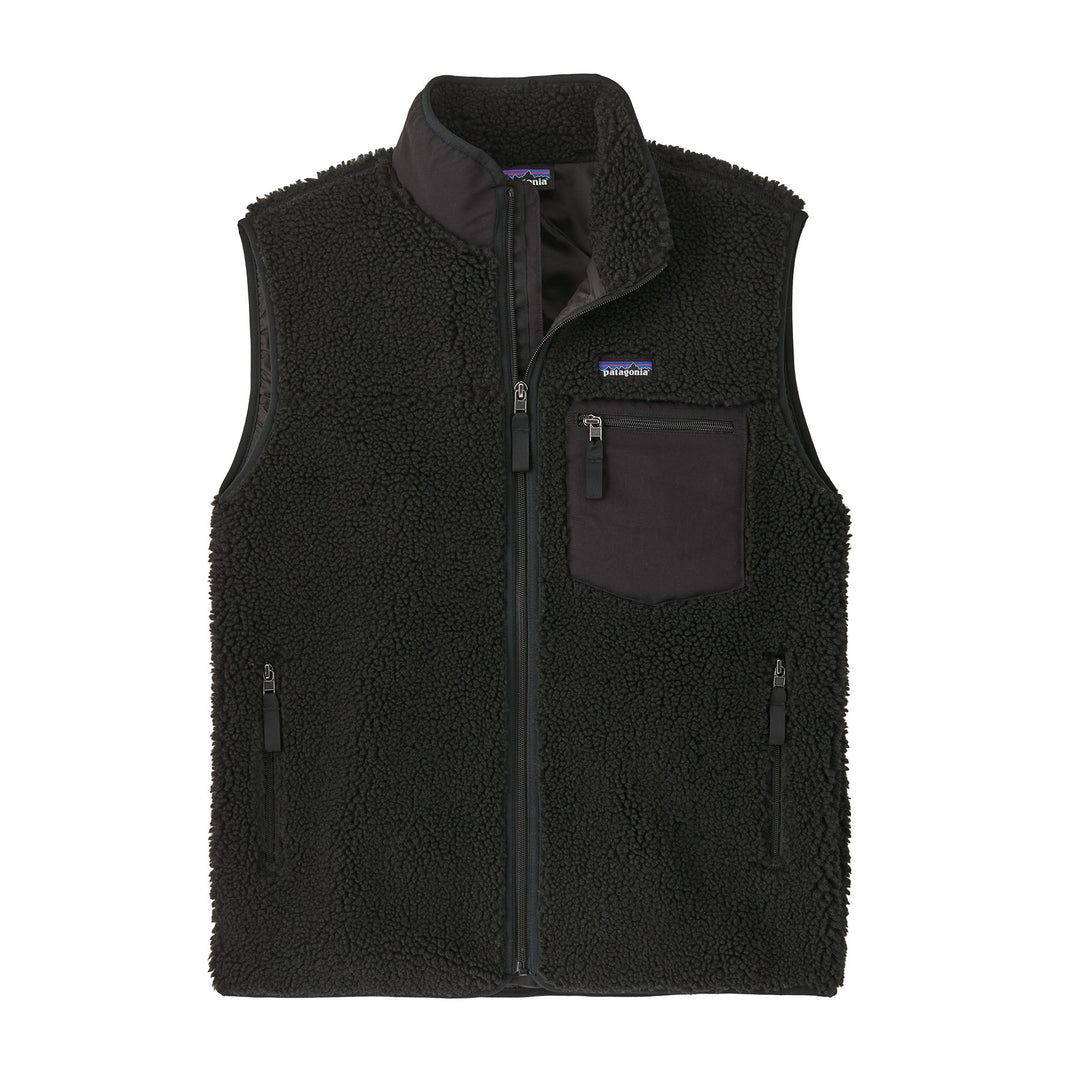M's Classic Retro-x Vest Black W/Black - The Road 1380