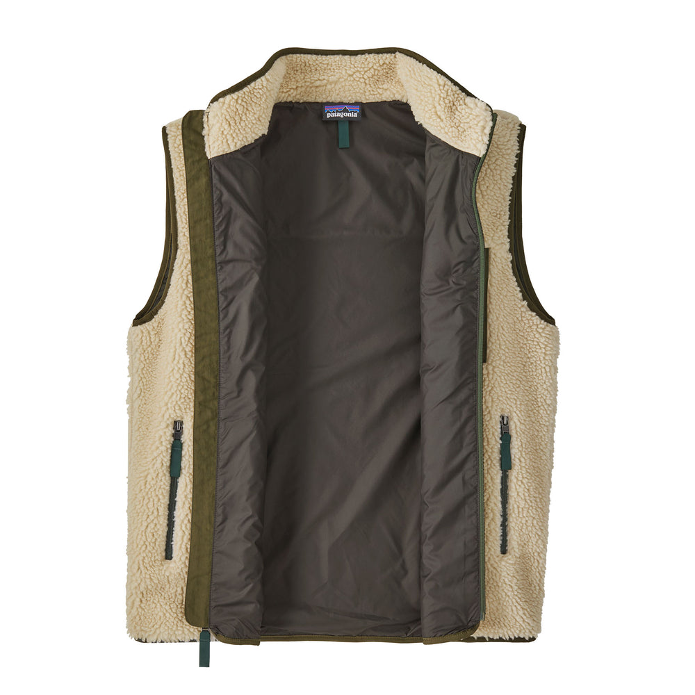 M's Classic Retro-x Vest Dark Natural W/Basin Green - The Road 1380