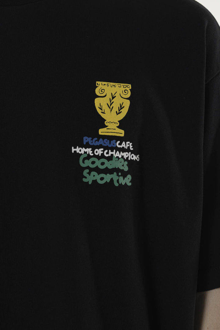 Local Suburbs Tee Black