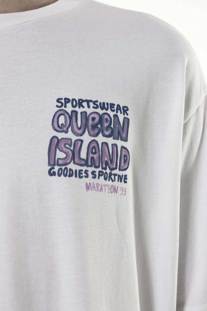 Queen Island Tee White