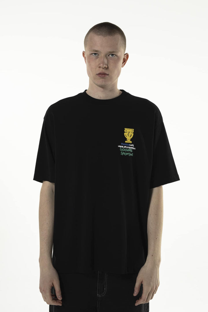 Local Suburbs Tee Black