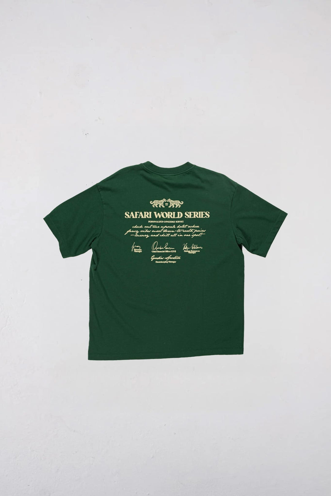 Safari World Series Green Tee Green