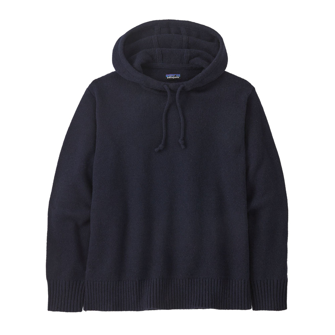 M's Recycled Wool-blend Sweater Hoody New Navy - The Road 1380