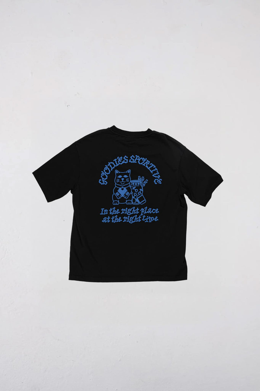 Cats Black Tee Black