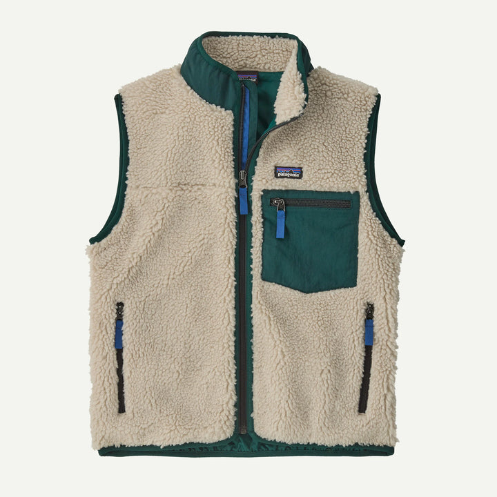 K's Retro-x Vest Natural W/Cascade Green