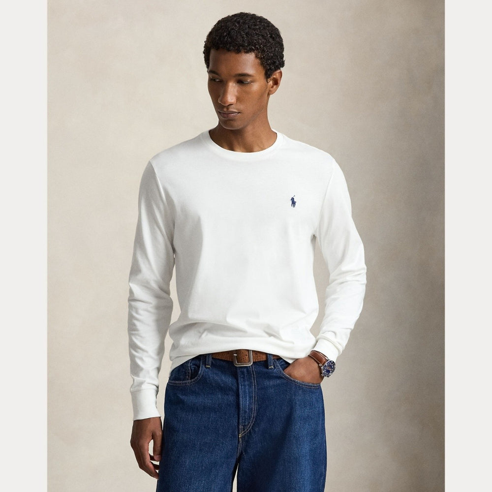 Custom Slim Fit Jersey T-shir White/C7996 - The Road 1380