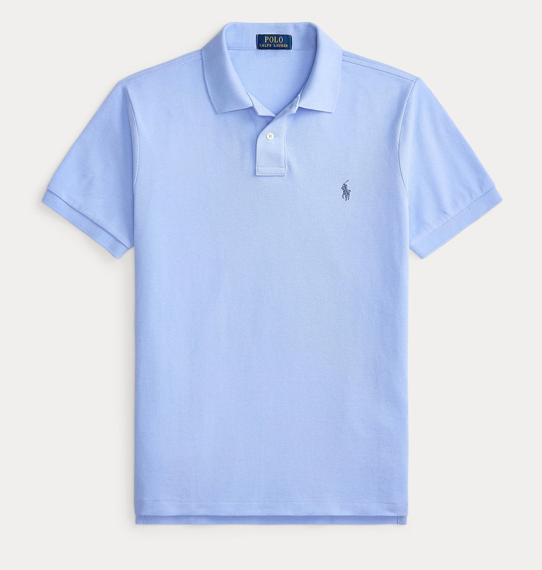 Custom Slim Fit Mesh Polo Austin Blue - The Road 1380