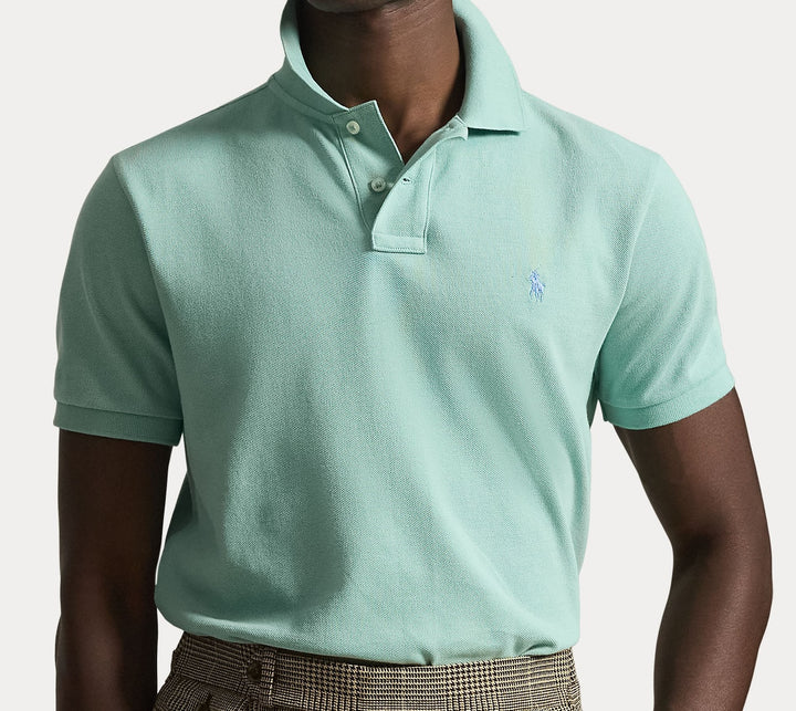 The Iconic Mesh Polo Shirt Celadon/C7109 - The Road 1380