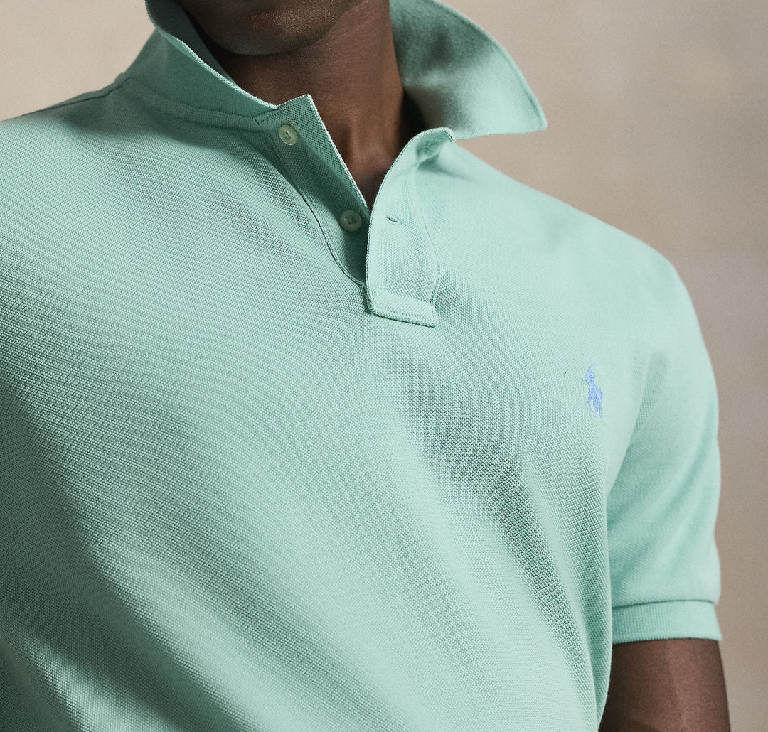 The Iconic Mesh Polo Shirt Celadon/C7109 - The Road 1380