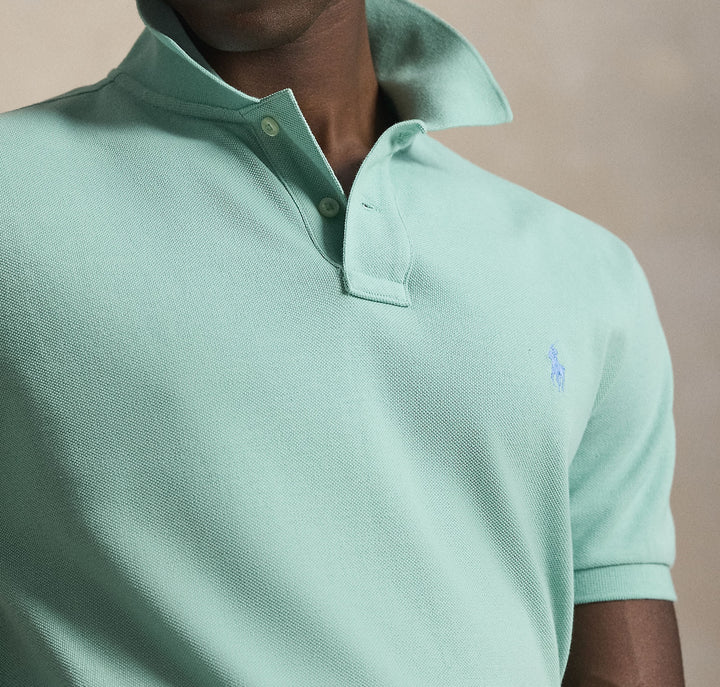 The Iconic Mesh Polo Shirt Celadon/C7109 - The Road 1380
