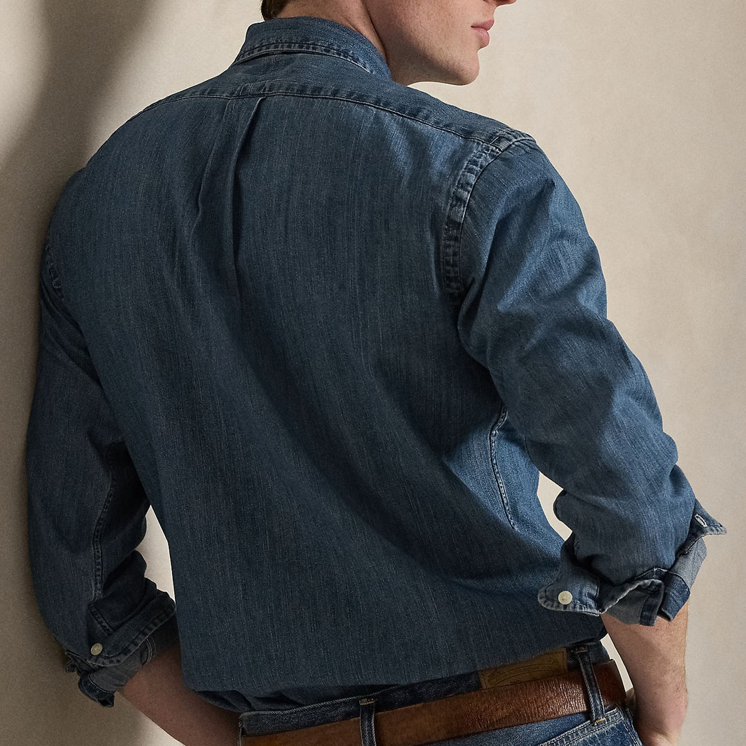 Custom Fit Denim Shirt Denim - The Road 1380