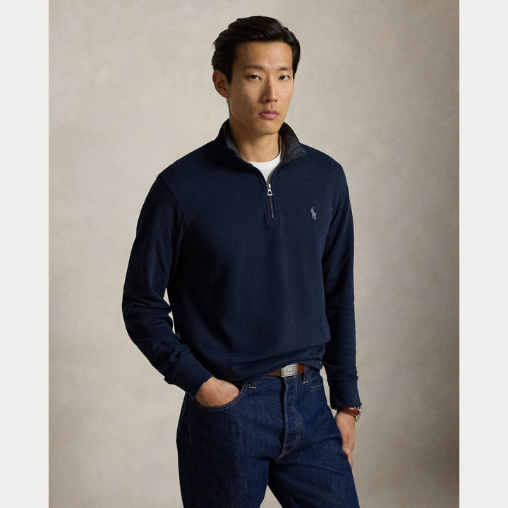 Luxury Jersey Quarter- Aviator Navy/C9678 - The Road 1380
