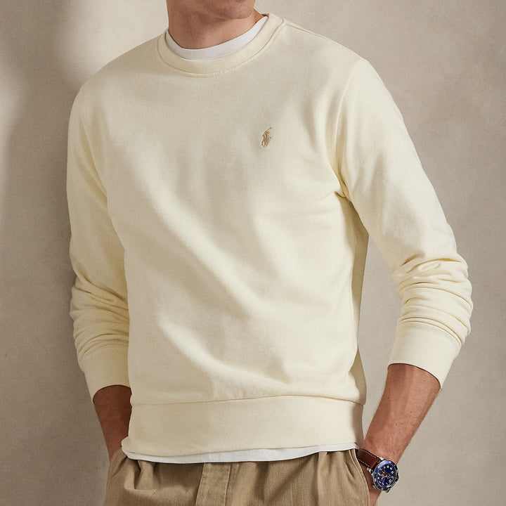 Loopback Fleece Sweatshirt Clubhouse Cream - The Road 1380