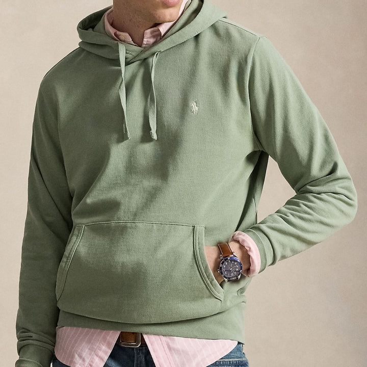 Loopback Fleece Hoodie Light Green - The Road 1380