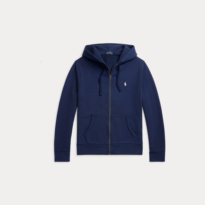 Loopback Fleece Full-zip Hood Cruise Navy - The Road 1380