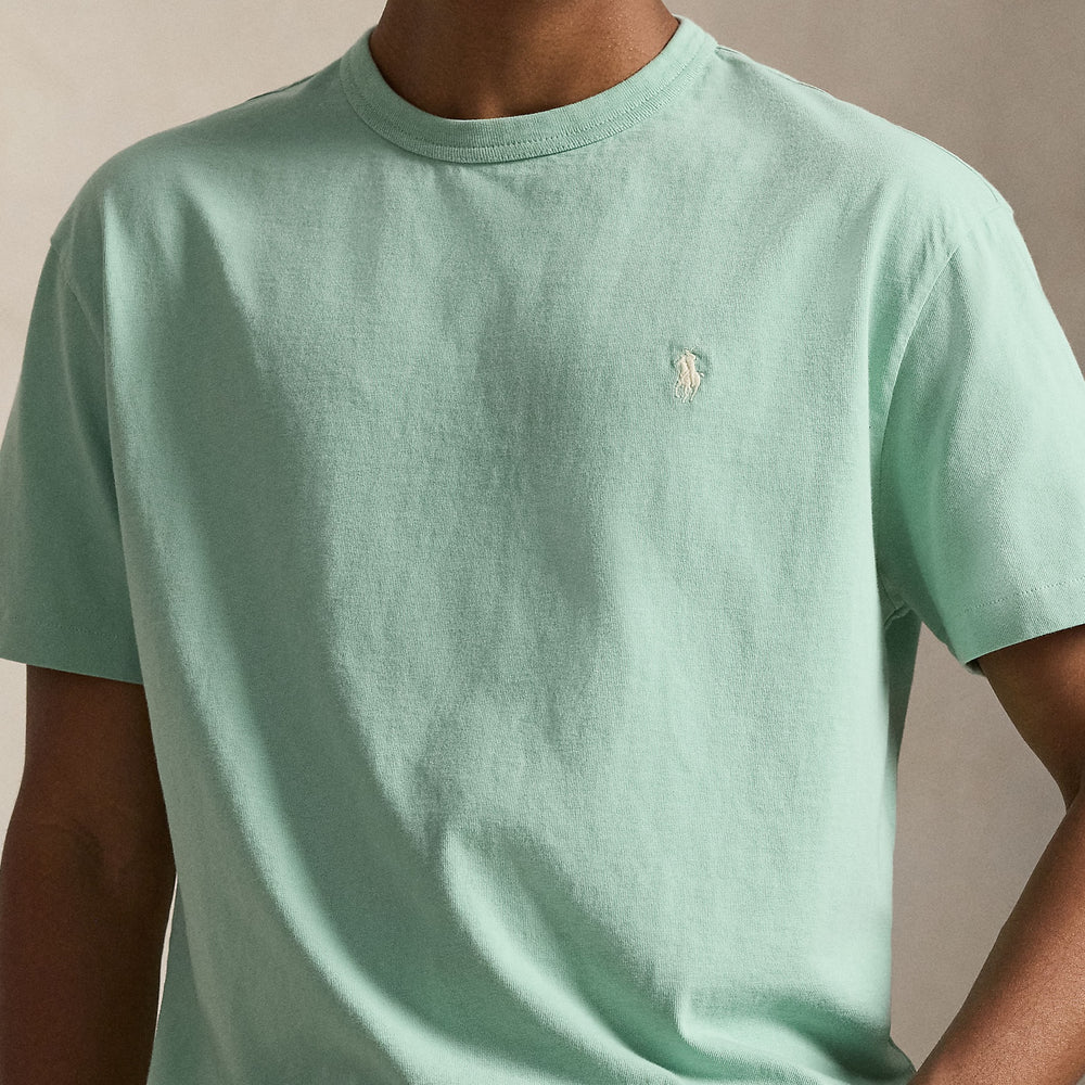 Classic Fit Jersey Crewneck T-shi Celadon - The Road 1380
