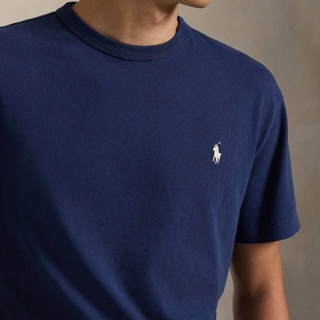 Classic Fit Jersey Crewneck T Cruise Navy - The Road 1380