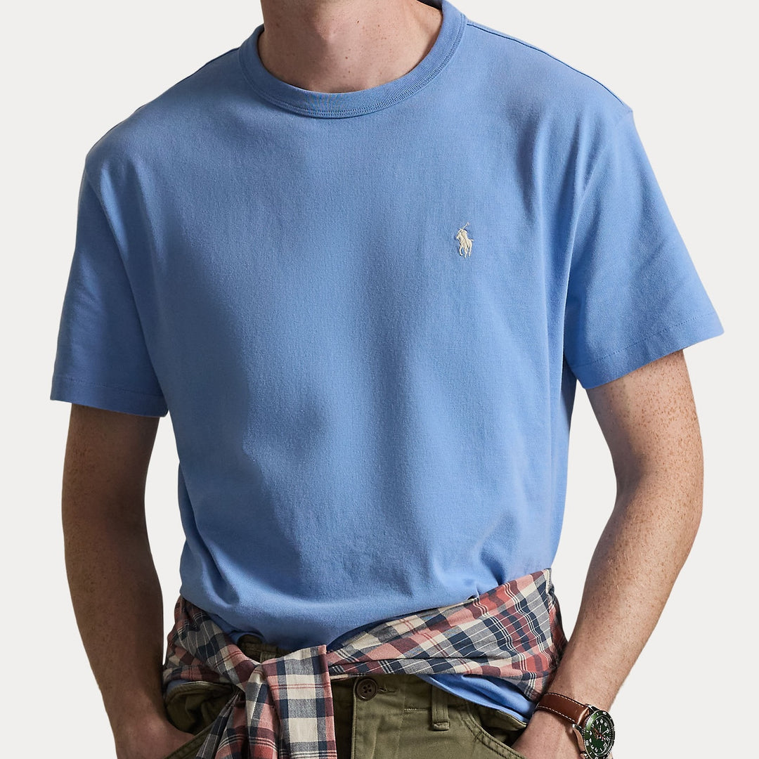 Classic Fit Jersey Crewneck Bristol Blue - The Road 1380