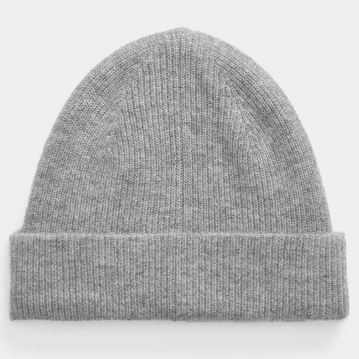 Washable Cashmere Beanie Fawn Grey Hthr