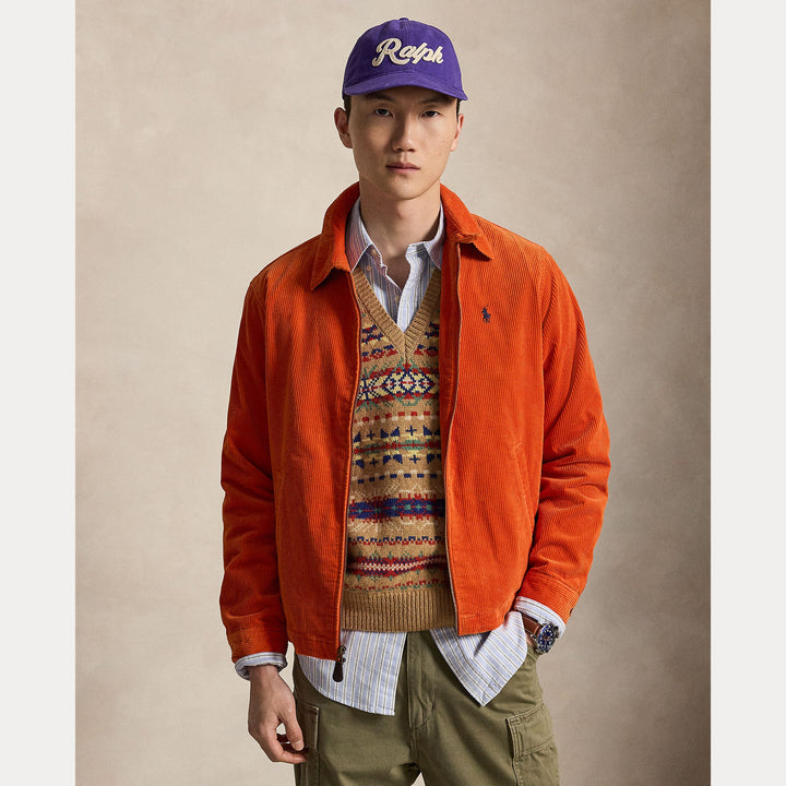 The Wynton Corduroy Jacket College Orange - The Road 1380