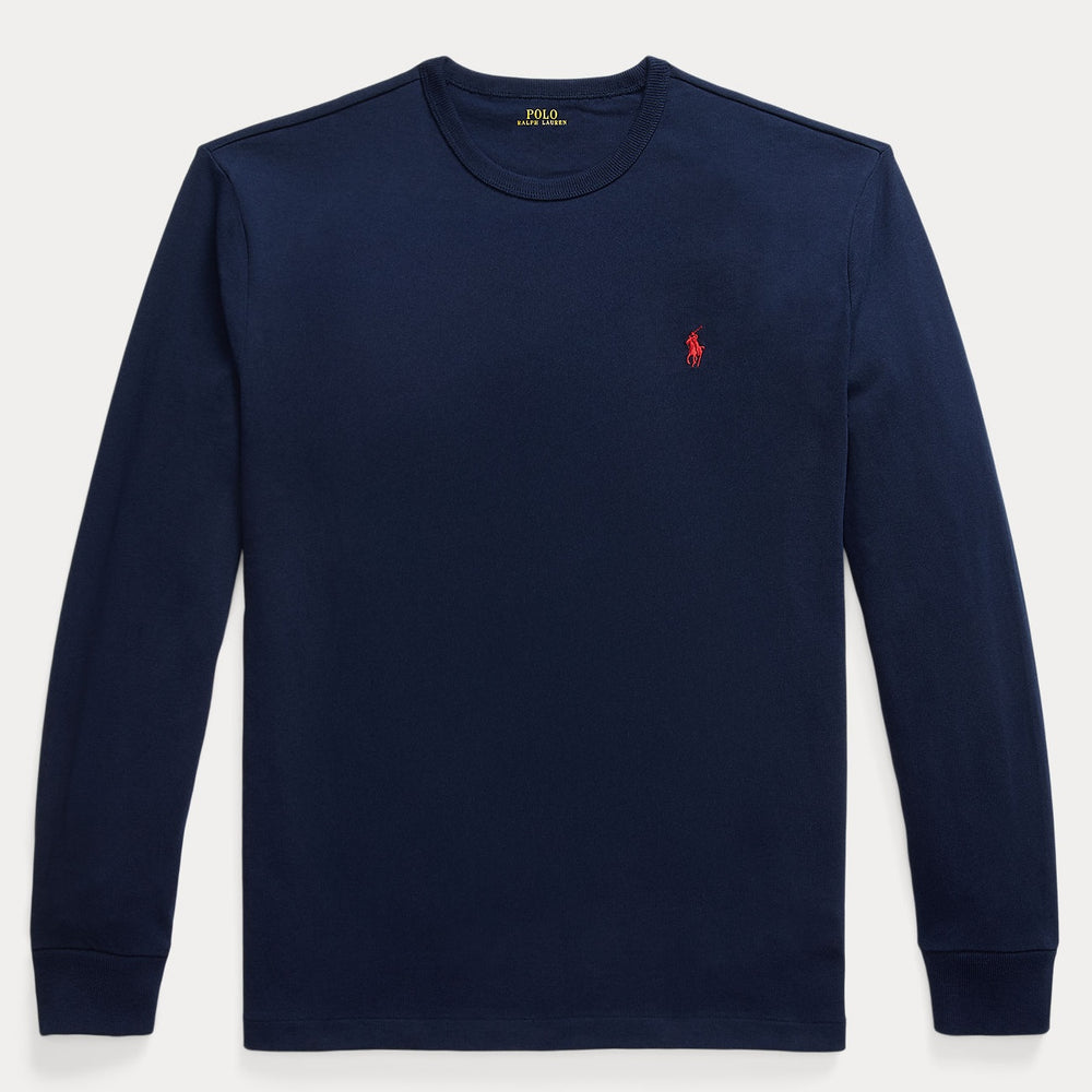 Classic Fit Long-sleeve T-shirt Newport Navy - The Road 1380